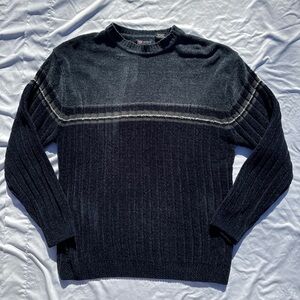 Faded Glory Men's Dark Gray Crewneck Sweater